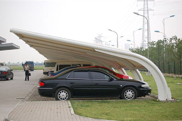 車棚張拉膜產品展示一