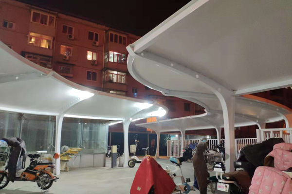 膜結構車棚產品展示