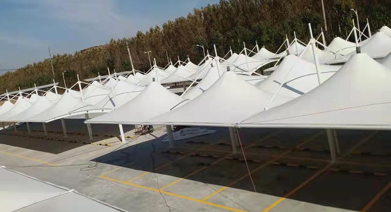 北京膜結構停車棚 北京膜結構停車棚